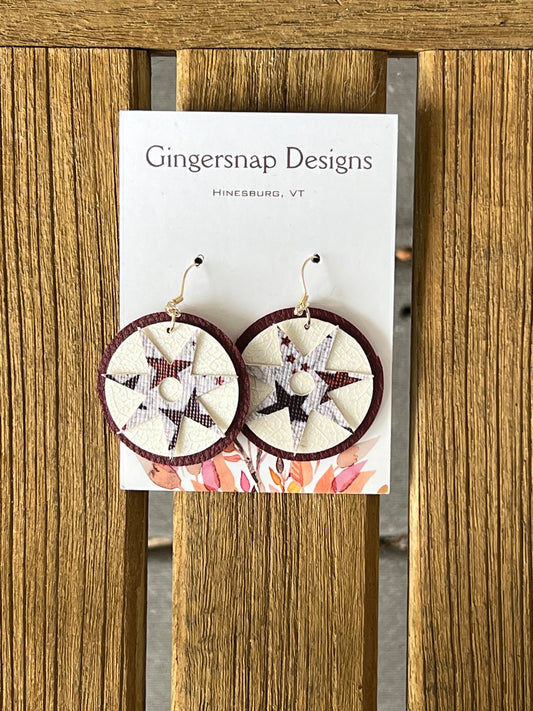 Fourth of July Medium stars Earrings