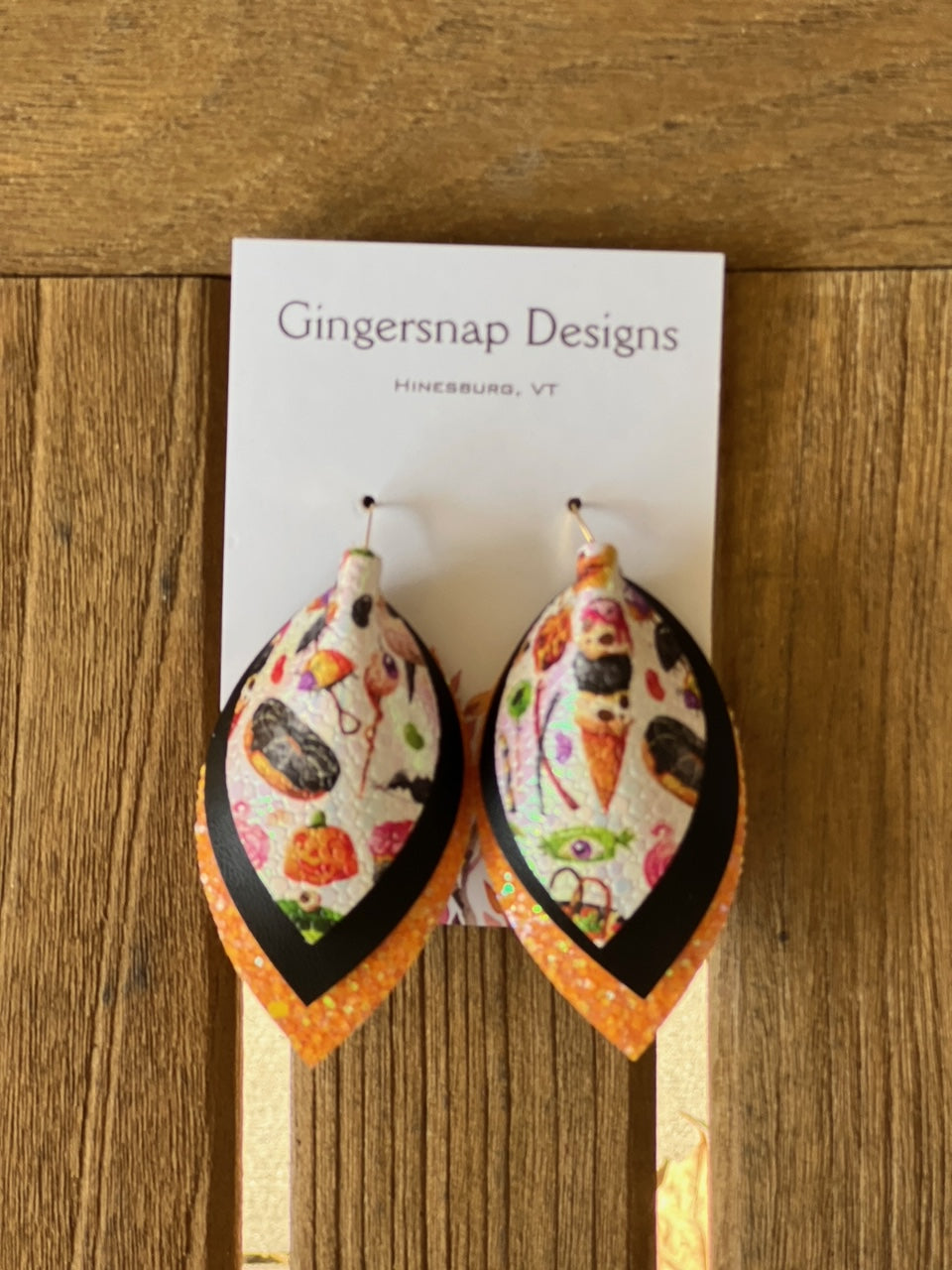 Large curved halloween candy