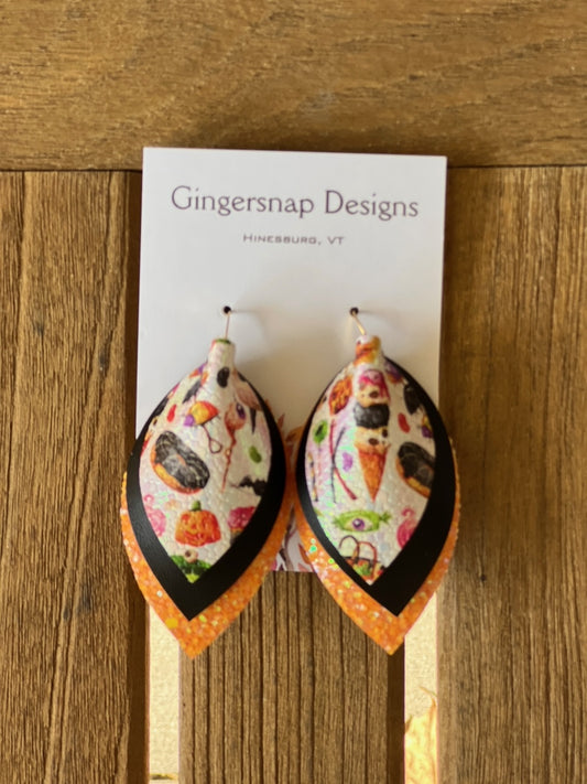 Large curved halloween candy
