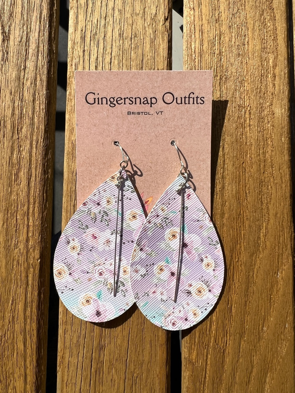 Large Spring pastel floral flats