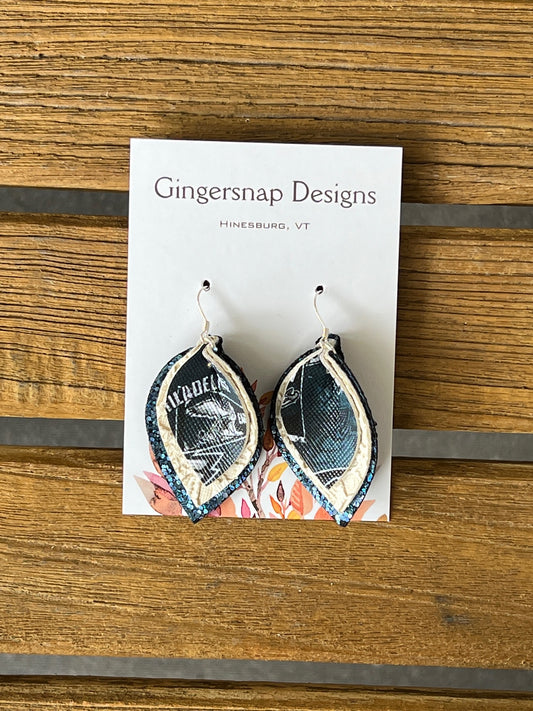 Small Eagles Curved Gingersnap Original Earrings