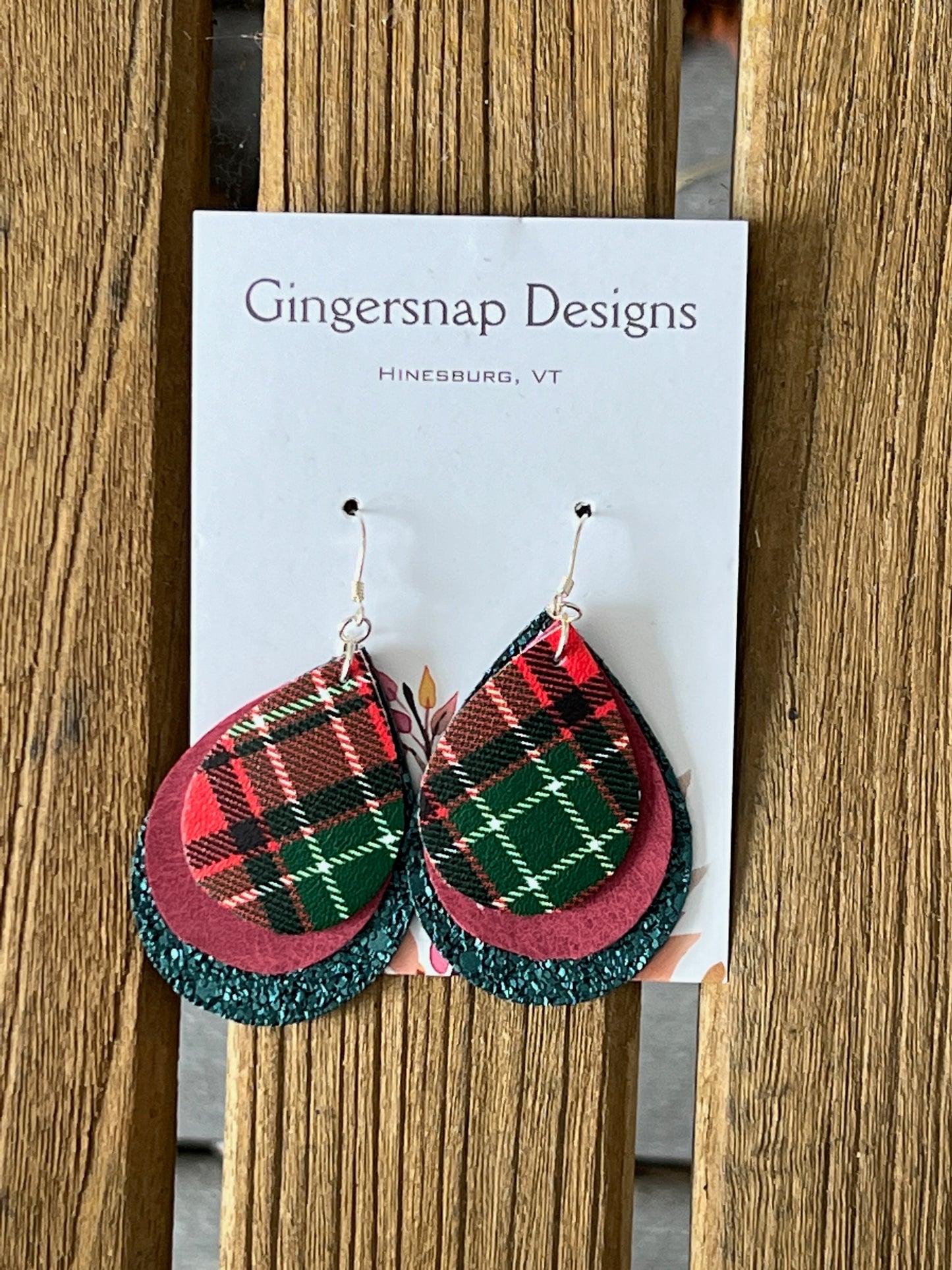 Small holiday plaid flats