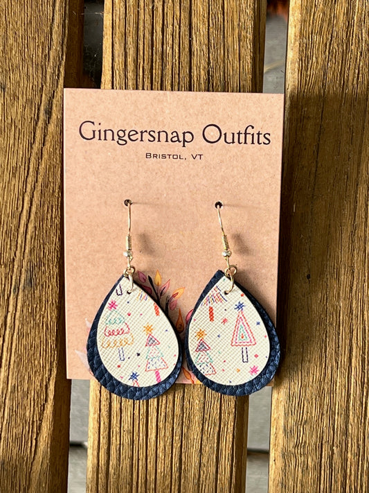 Small Trees Holiday Gingersnap Original earrings